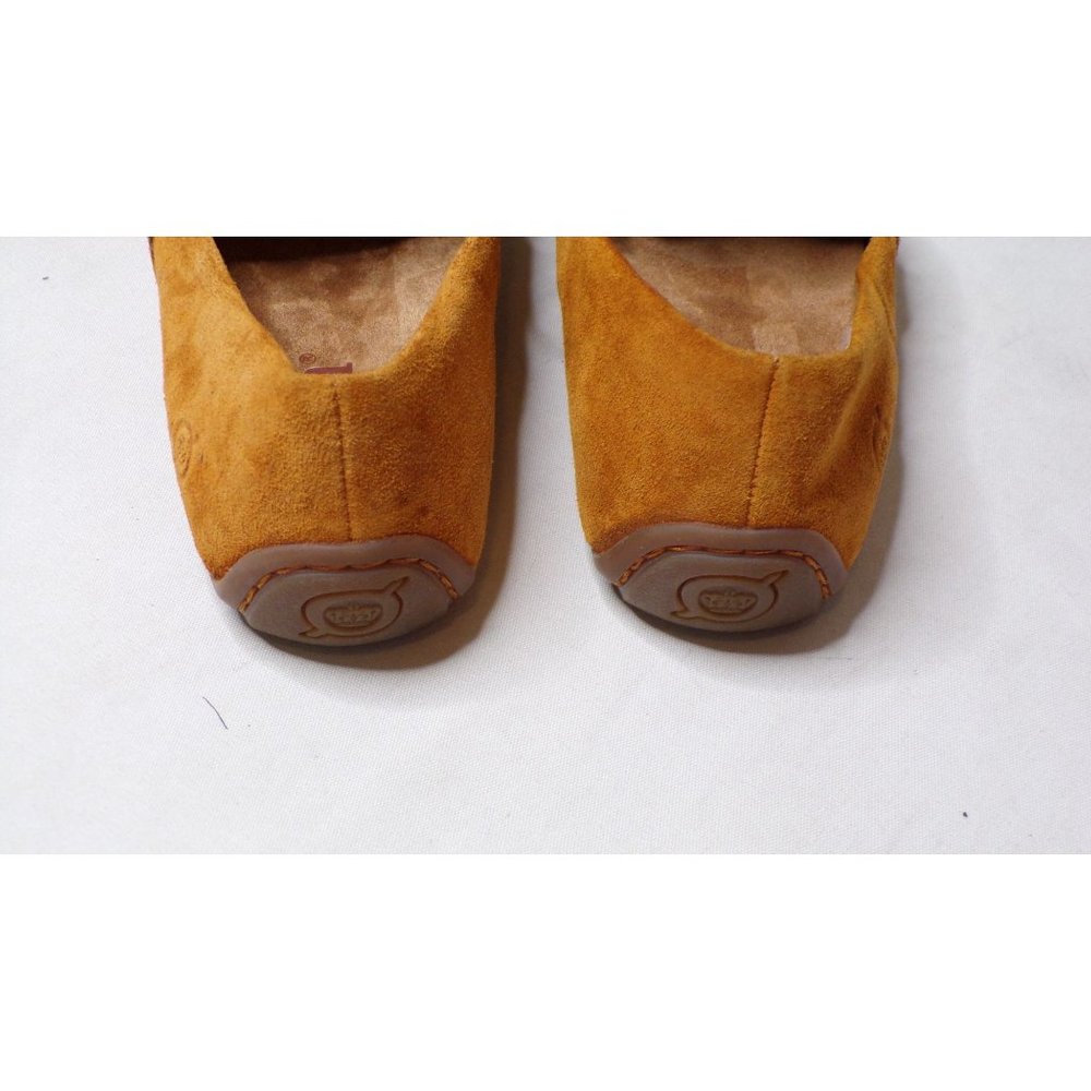 🆕 BORN Melinda Loafer Shoe Suede Cushioned Tan Orange 6 - Picture 10 of 11